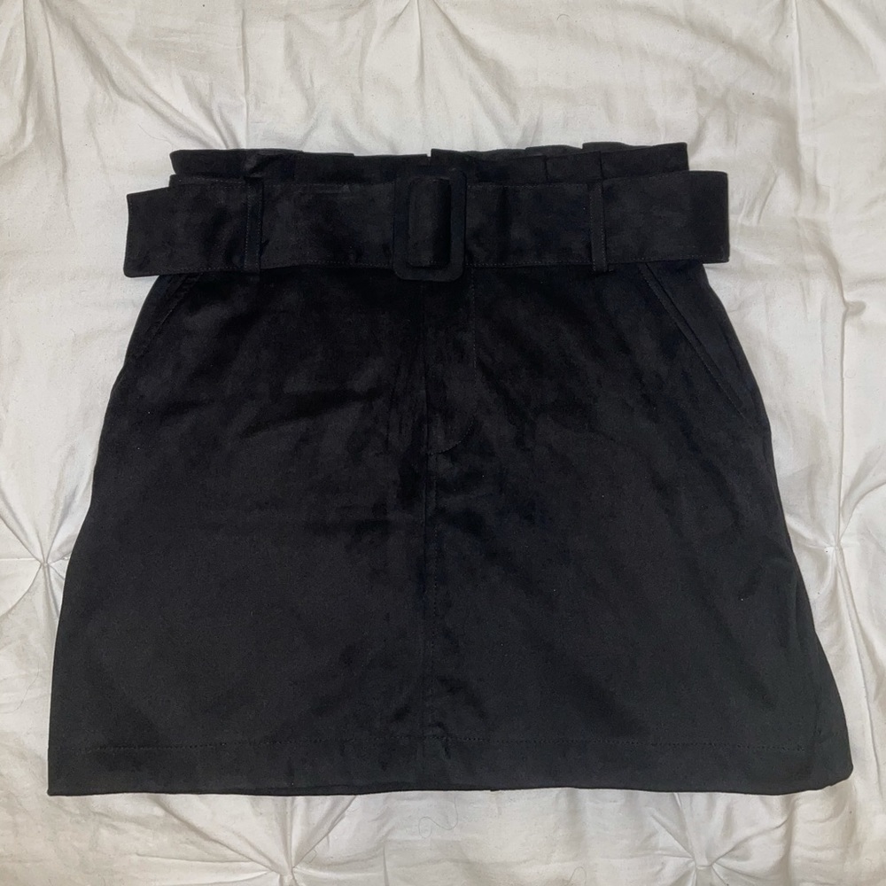NWT Zara TRF Collection Black Skirt